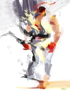 236x308 439 Best Games - Street Fighter Painting