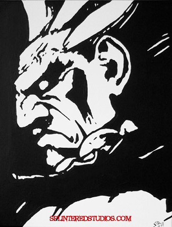 341x450 Street Fighter - Street Fighter Painting