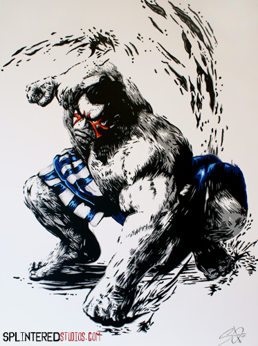 373x500 Street Fighter - Street Fighter Painting