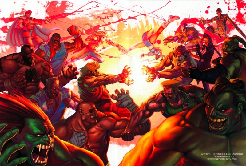 800x539 Street Fighter Iv Concept Art - Street Fighter Painting