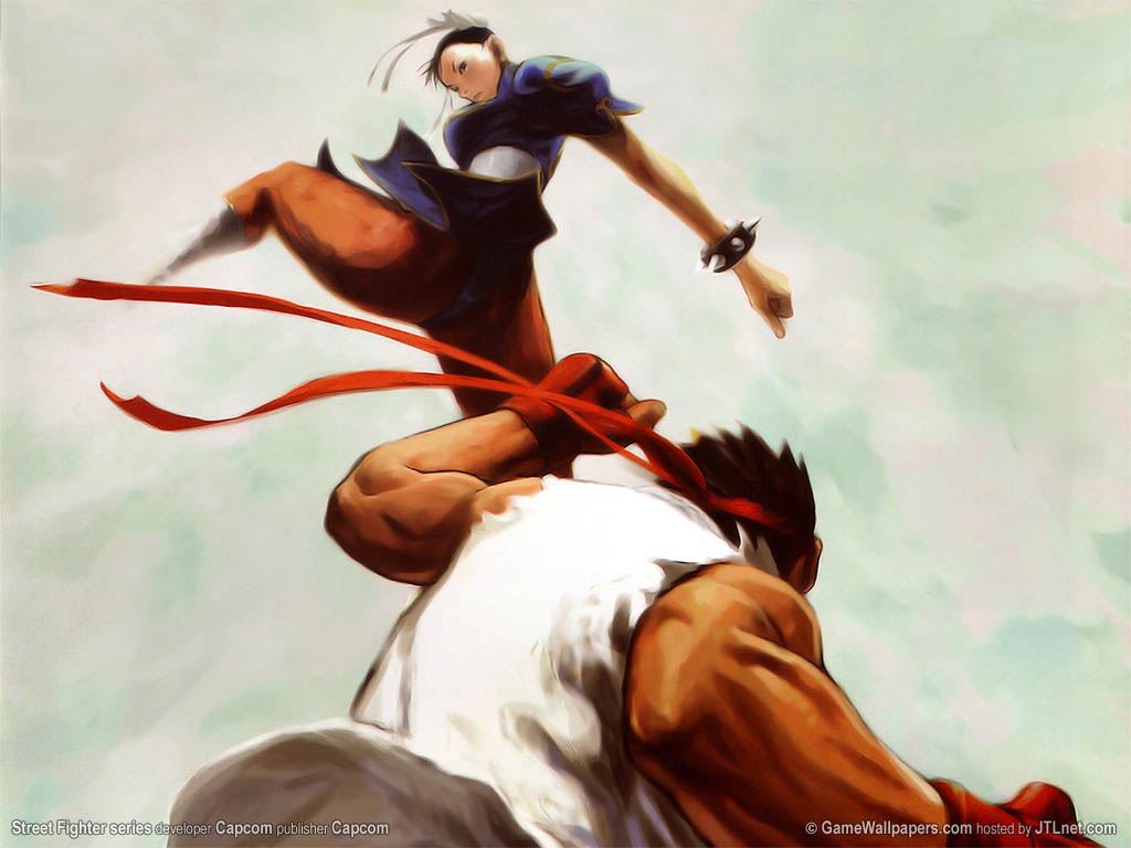 1024x768 Yuogo Street Fighter Painting - Street Fighter Painting