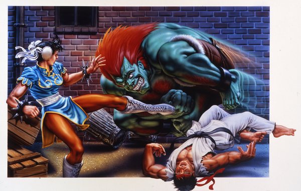 600x381 Chris Gt Manage Blog - Street Fighter Painting