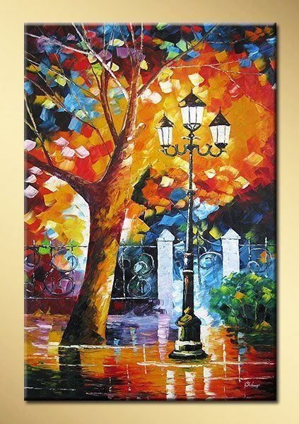 423x600 Street Light (Painting) - Street Light Painting