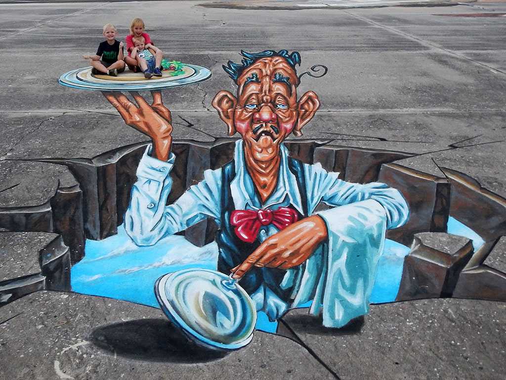 1024x768 3d Streetpainting - Street Painting