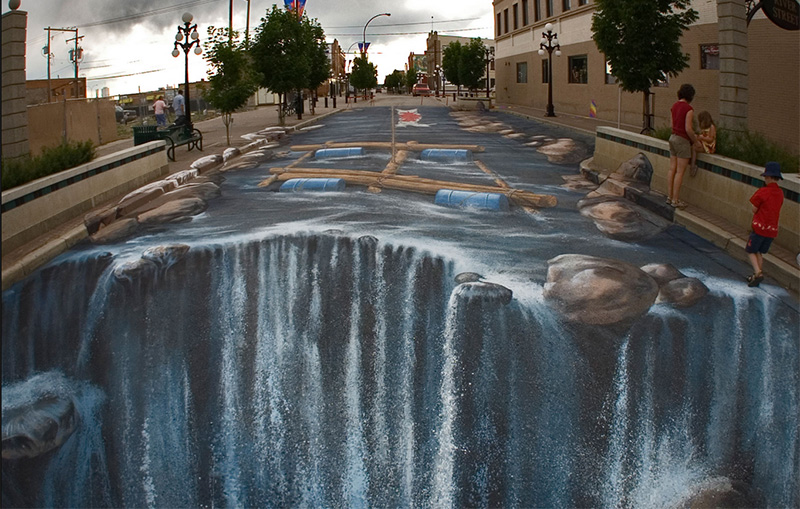 800x509 Amazing And Realistic Examples Of 3d Street Painting - Street Painting