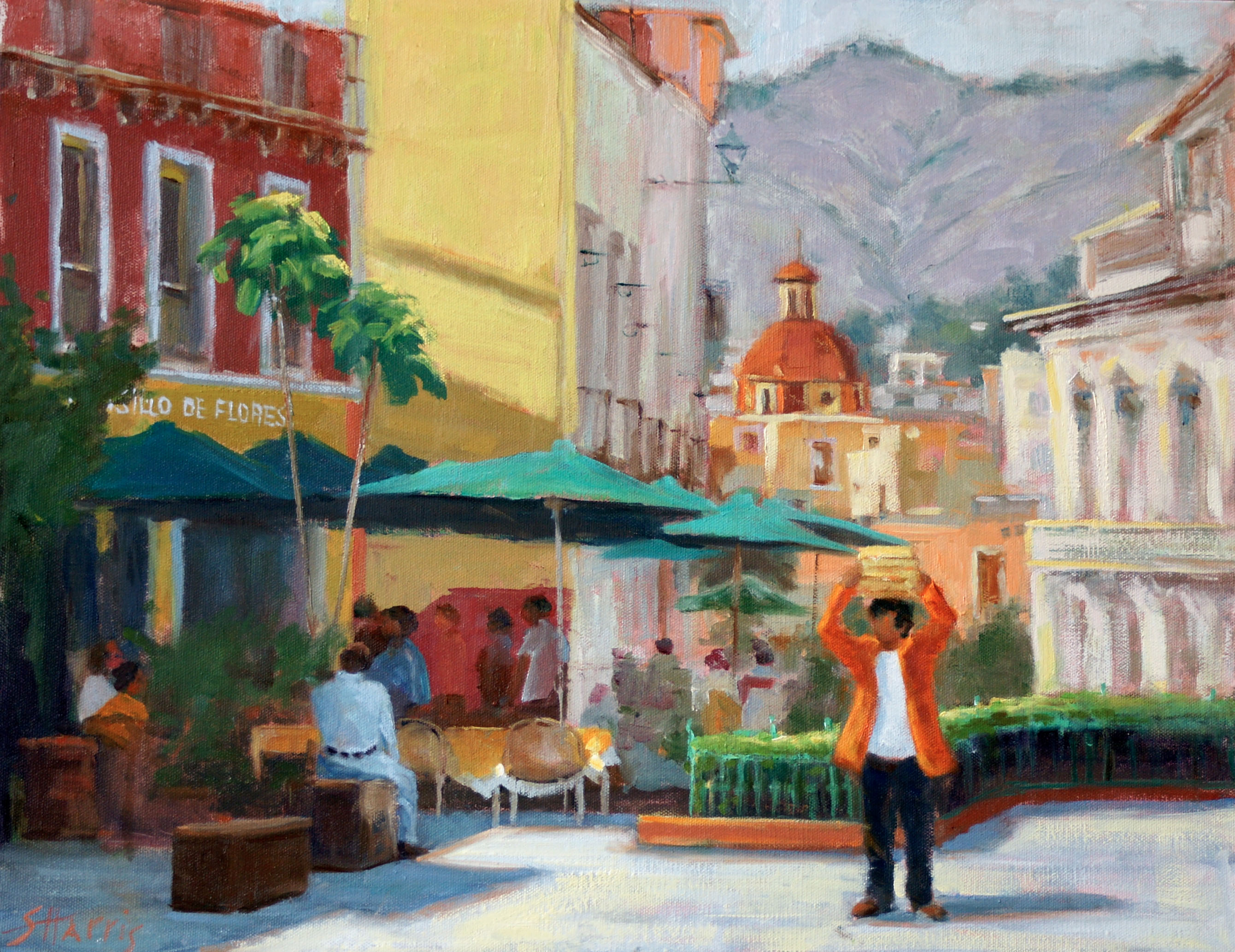 2680x2066 Online Painting Workshop 23 Painting A Street Scene. - Street Scene Painting