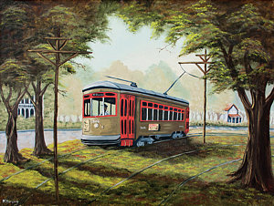 300x226 New Orleans Streetcar Paintings Pixels - Streetcar New Orleans Painting