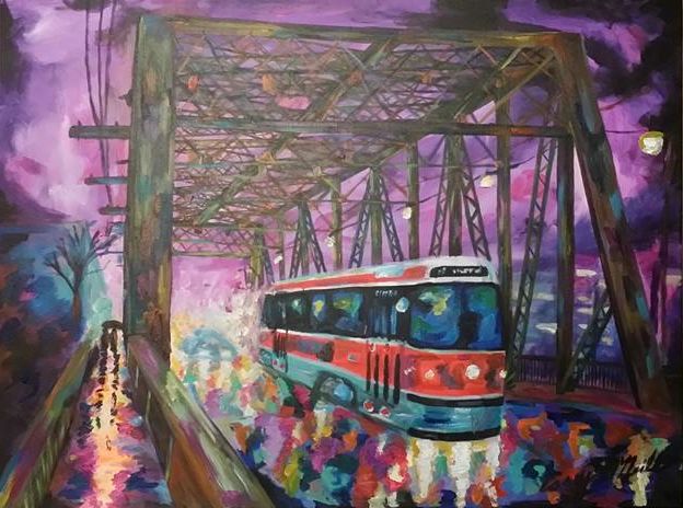 624x464 The 11 Best Streetcar Paintings Images On Art - Streetcar Painting