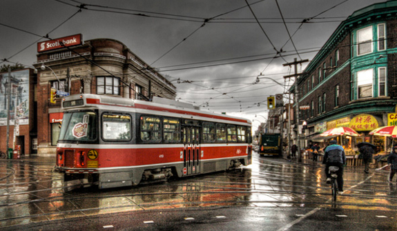 575x335 Toronto The Beautiful - Streetcar Painting