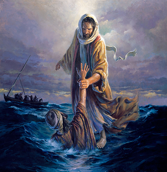 581x600 Our Refuge And Strength By Morgain Weistling - Strength Painting