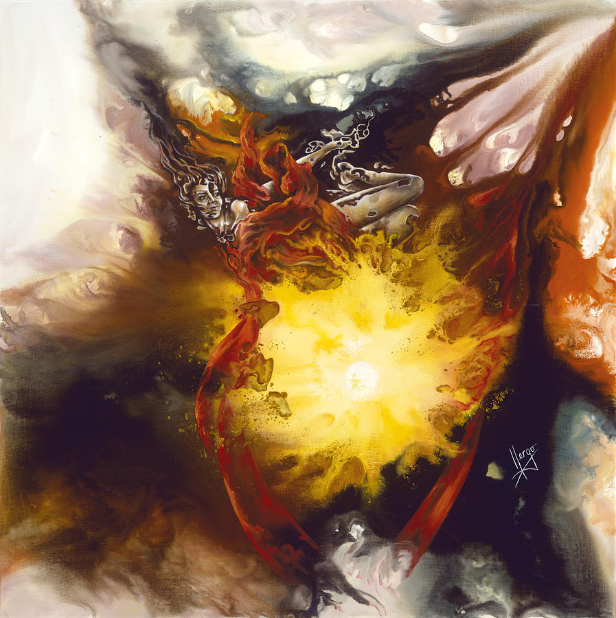 897x900 Source Of Strength Painting By Karina Llergo - Strength Painting