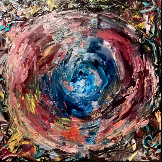 539x538 Oil Painting 2015 2016 Maggie Schermerhorn - Stress Painting