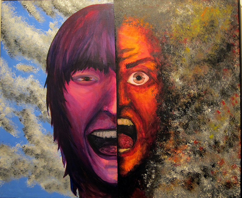 1024x839 Post Traumatic Stress Disorder Ghosts Of Memory, - Stress Painting