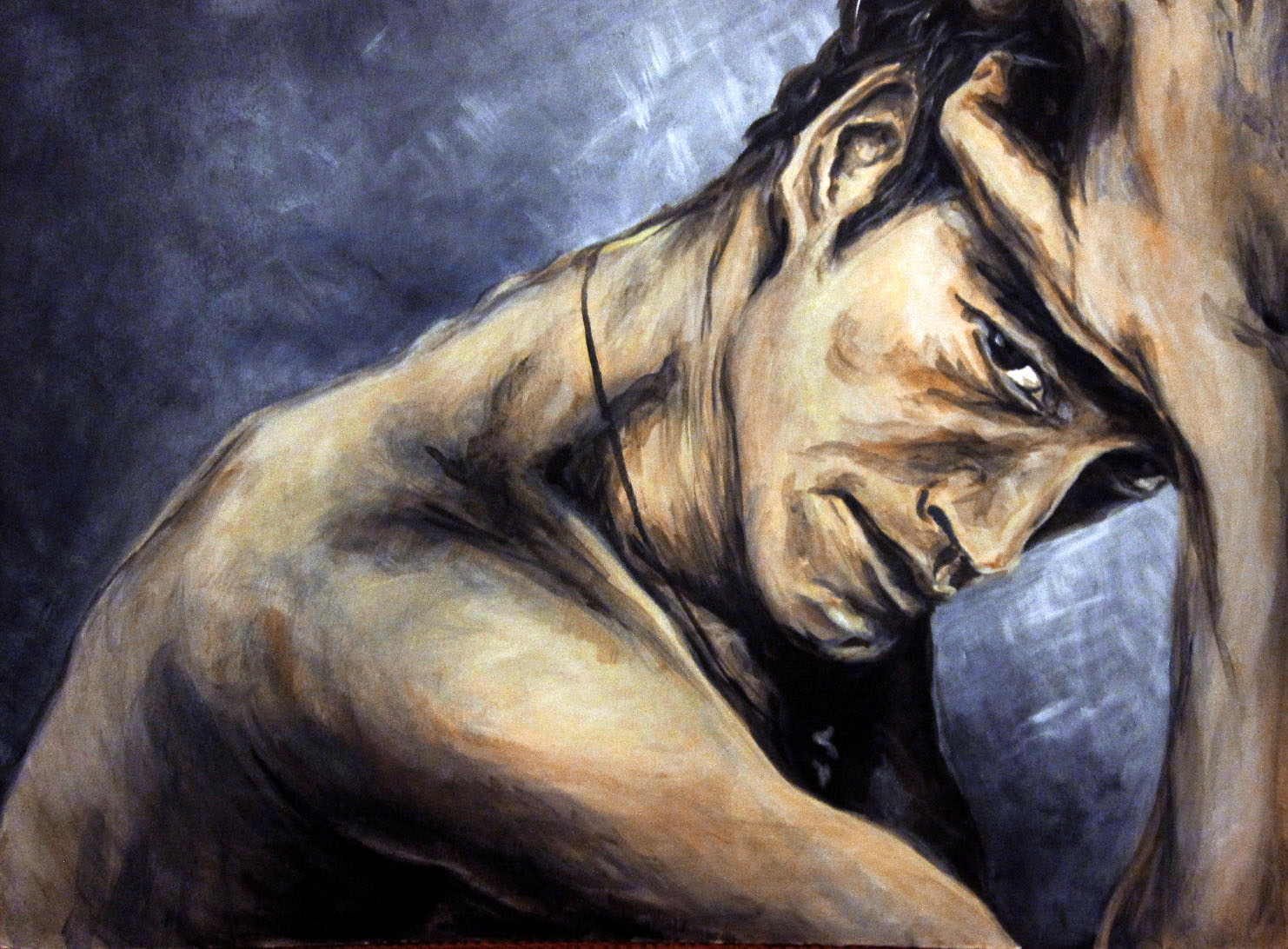 1482x1092 Blue Are The Feelings That Live Inside Elefantini - Stress Painting