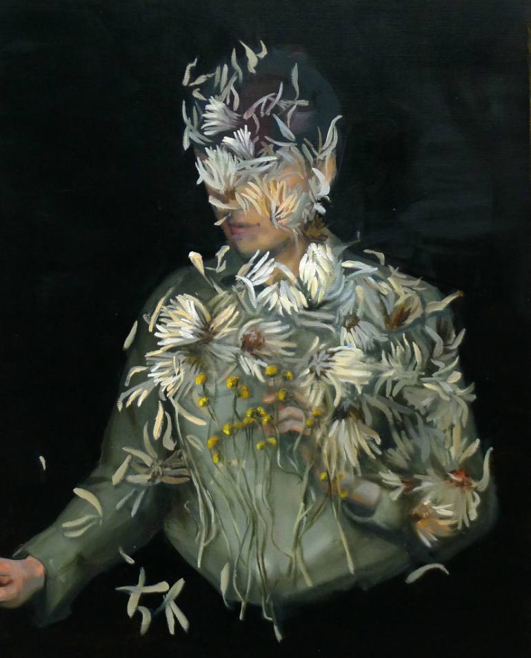 770x953 Saatchi Art Chamomile And Chrysanthemum For Stress Relief - Stress Relief Painting