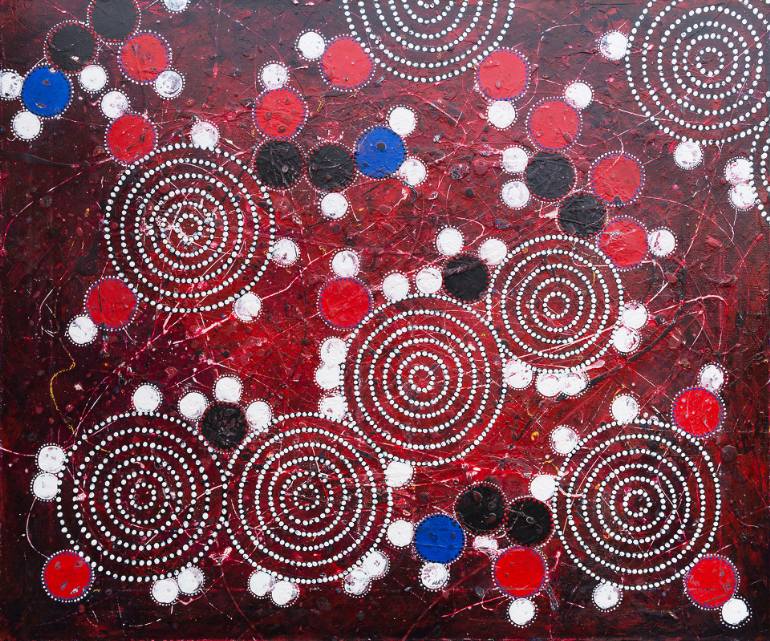 770x641 Saatchi Art Stress Relief Painting By Catherine Hadler - Stress Relief Painting