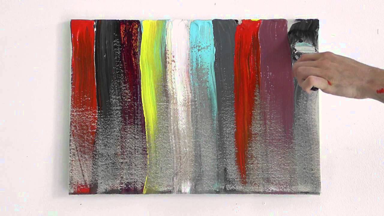 1280x720 Stripe Painting - Striped Canvas Painting