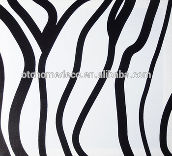 350x319 Black And White Striped Canvas Painting Simple Canvas Painting - Striped Canvas Painting