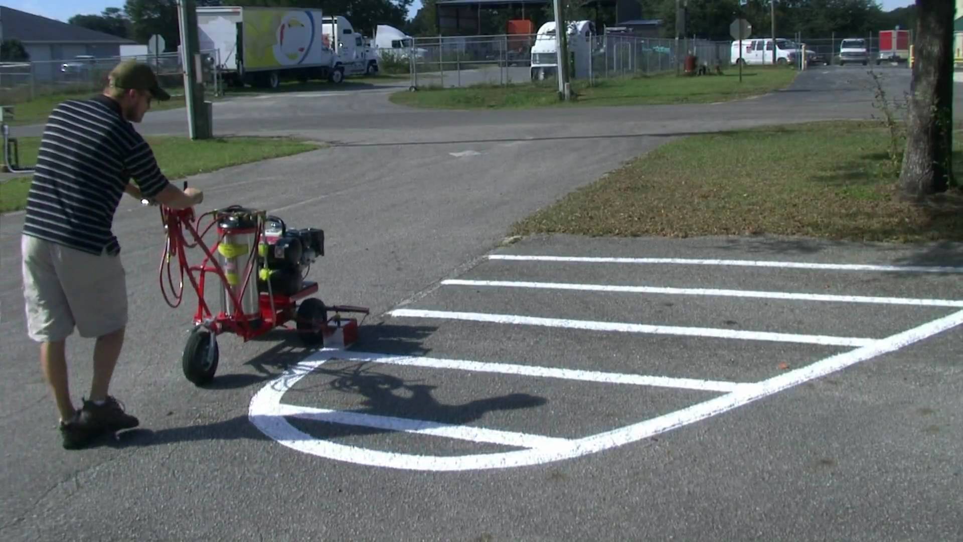 1920x1080 Trueline Striping Machine, T 2000, Line Painting, Parking Lot - Striping Painting