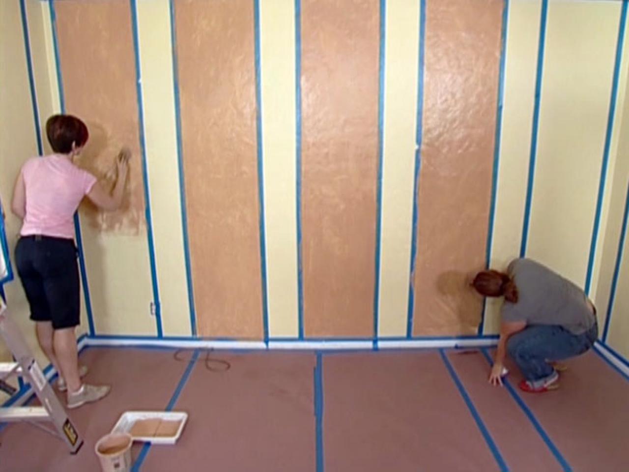 1280x960 How To Paint Striped Walls For A Contrast Of Color How Tos Diy - Striping Painting