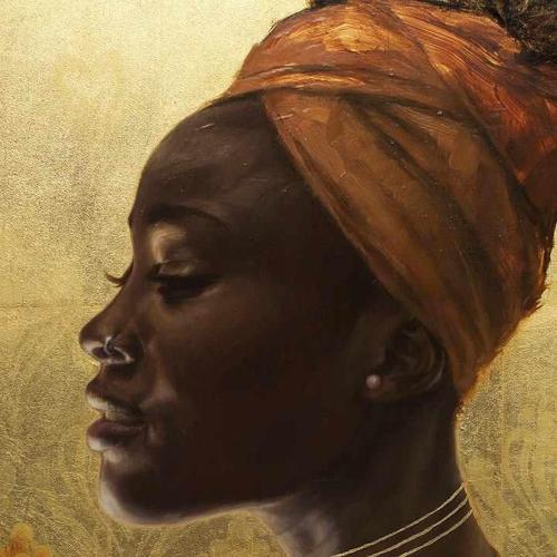 500x500 Nigeria Livingindiaspora - Strong Black Woman Painting