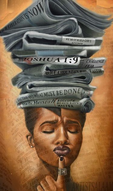 374x631 Pictures Strong Black Women Art, - Strong Black Woman Painting