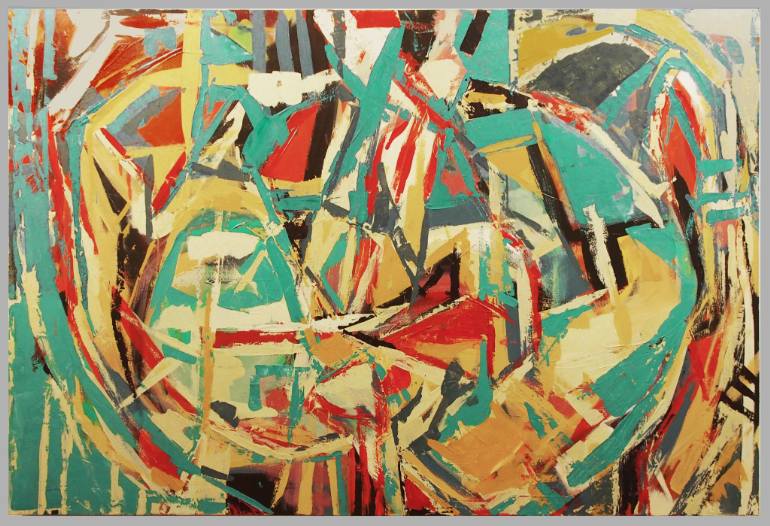 770x526 Saatchi Art Strong Arm Painting By Michal Shapiro - Strong Painting