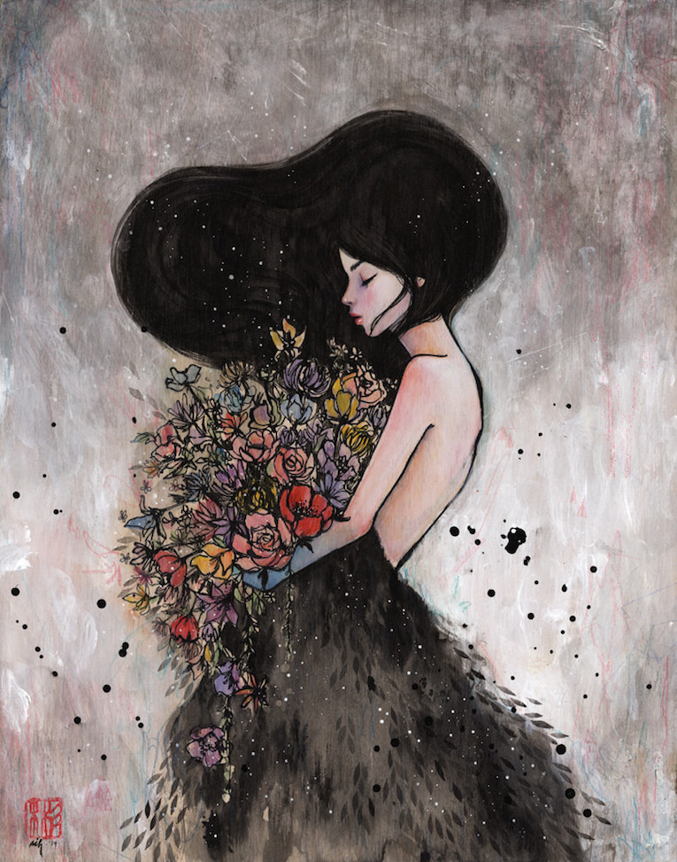 765x973 Strong Paintings Of Women - Strong Painting