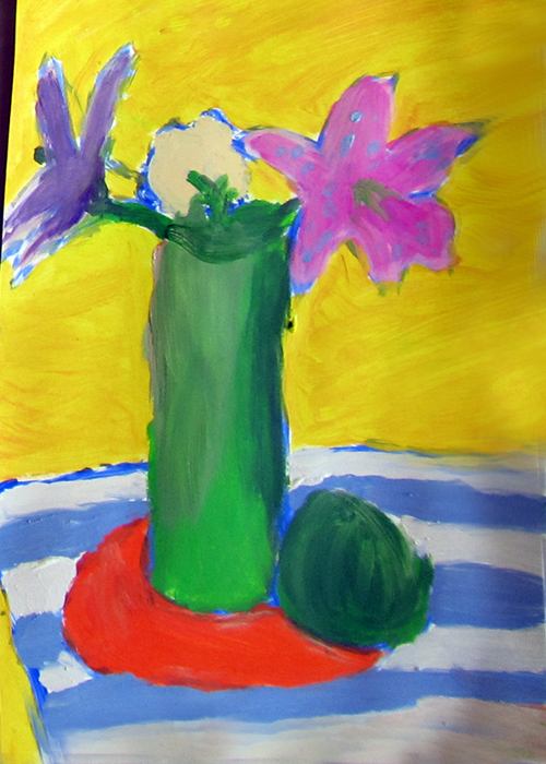 500x700 Student Painting Work Te Whare O Rehua Sarjeant Gallery Whanganui - Student Painting