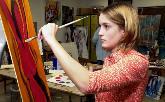 580x357 Kent State Foundation 2011 Annual Report Because - Student Painting