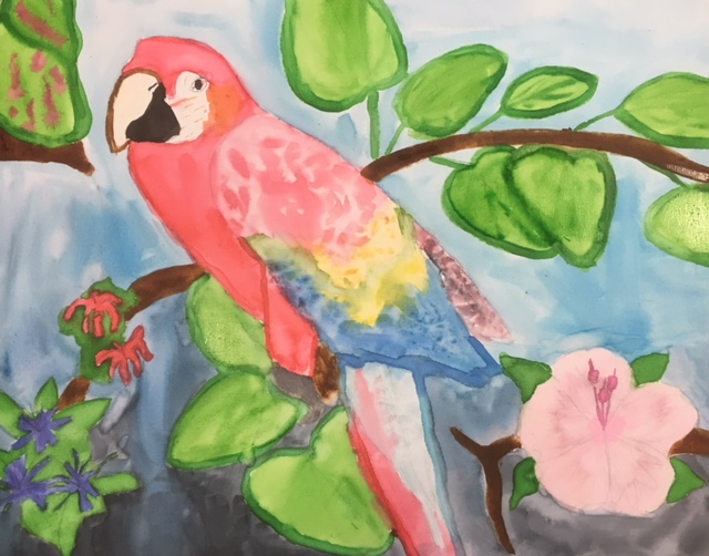 640x502 Young At Art Intermediate Painting Erica Educates - Student Painting