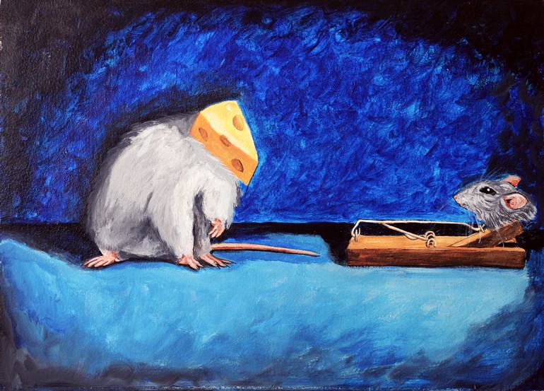 770x553 Saatchi Art Sometimes We Are Stupid Painting By Gabriel Grecco - Stupid Painting