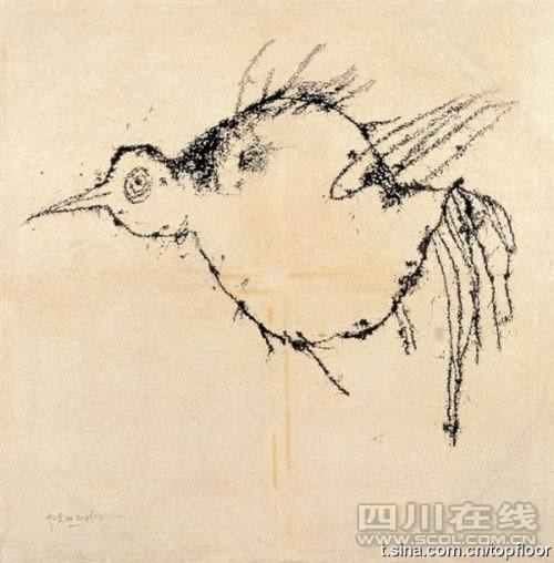 500x508 Stupid, Ugly' Bird Painting Auctioned For 250,000 Rmb - Stupid Painting