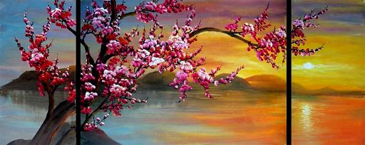 512x204 Stylish Painting For Bedroom Feng Shui Architecture Gallery - Stylish Painting