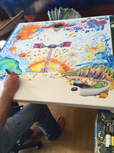 450x600 Sublime With Rome Sirens Album Cover Art By Drew Brophy - Sublime Sun Painting