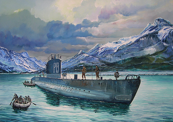 608x429 Subart - Submarine Painting