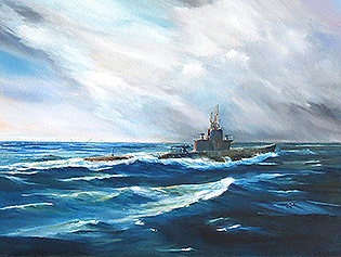 315x237 Submarine Art Gallery - Submarine Painting