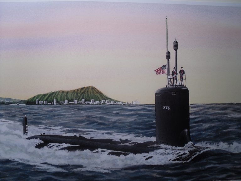 768x576 Submarine Artwork By Daniel Price - Submarine Painting