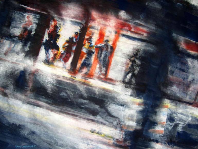 770x581 Saatchi Art Subway Jazz - Subway Painting