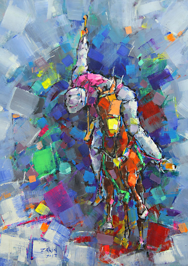 636x900 Joy Of Success Painting By Zahid Saleem - Success Painting