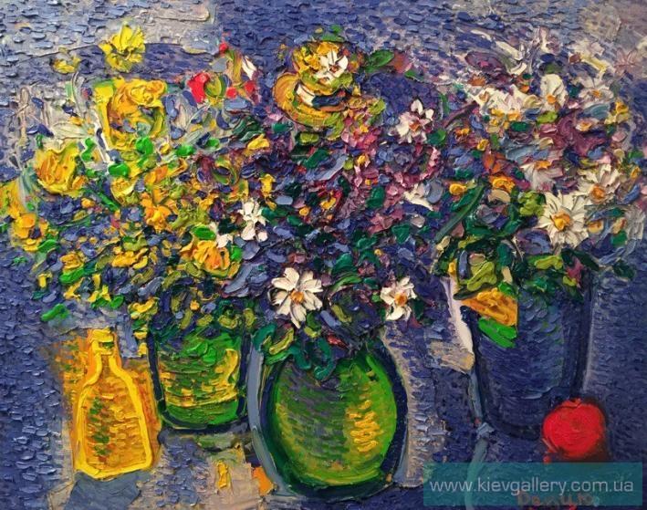 709x559 From The Series Flowers Of Success, Painting Of Modern Artist - Success Painting