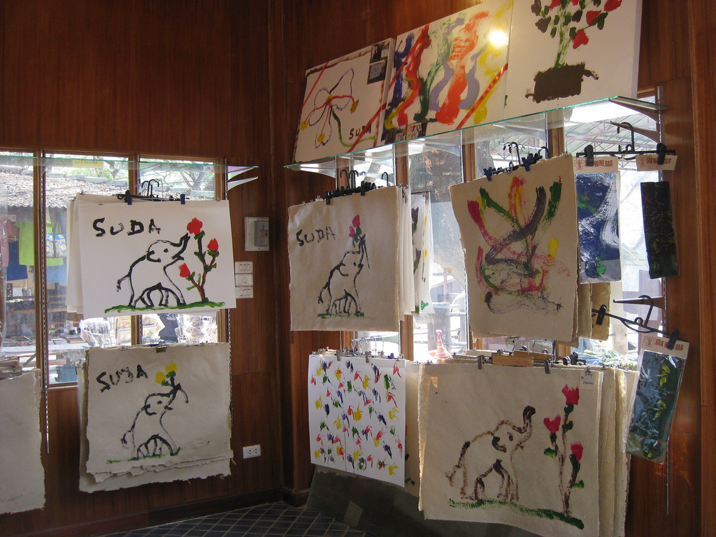 Suda Elephant Painting at Explore collection of