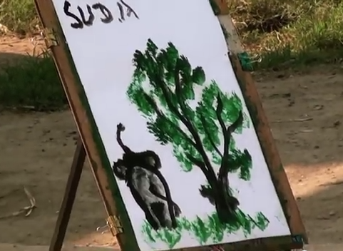 481x352 Learning Like An Elephant Florence Callender - Suda The Painting Elephant