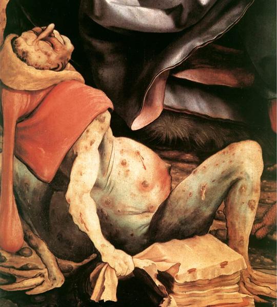 540x600 Suffering Man (Detail From The Temptation Of St. Anthony), 1510 - Suffering Painting