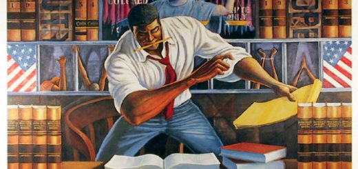 520x245 Ernie Barnes Sugar Shack Painting For Sale Ernie Barnes October - Sugar Shack Painting