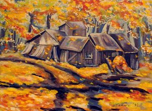 300x218 Sugar Shack Paintings Fine Art America - Sugar Shack Painting