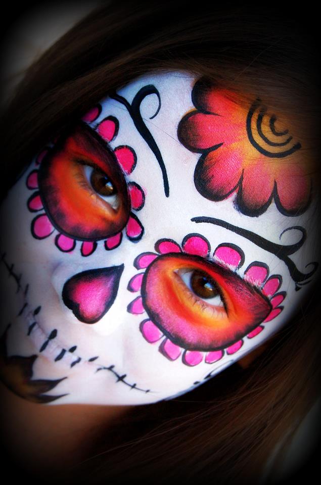 635x960 Sugar Skull Face Paint Pics Face Painting - Sugar Skull Painting