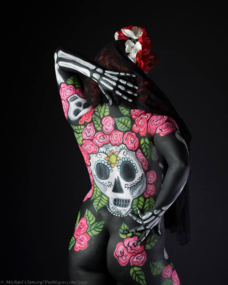 768x960 Sugar Skull Face Paint Archives - Sugar Skull Woman Painting