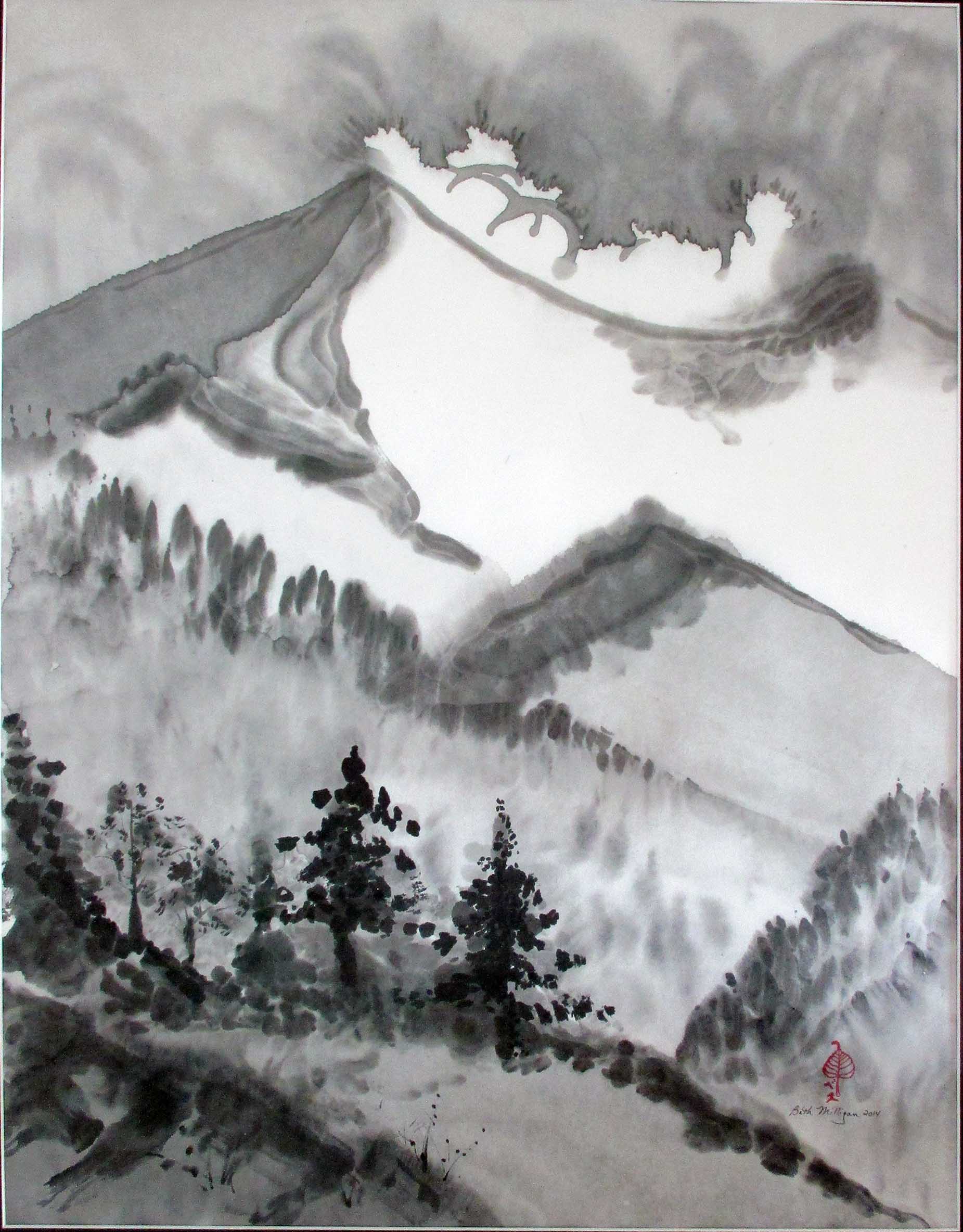 1851x2367 Sumi E Painting Art And Zen Today - Suiboku Painting