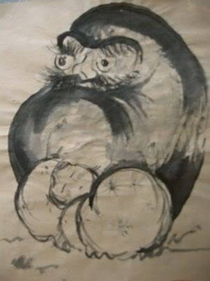 300x400 To Travel Is To Live Suiboku Ga Japanese Ink Painting - Suiboku Painting